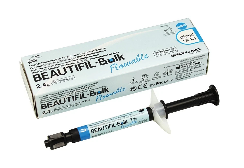 Shofu Dental Beautifil II Free ShipBulk Flowable Composite 2.4 Gm Universal