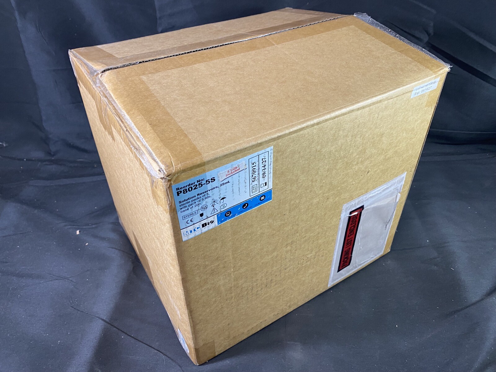 MTC BIO Polystyrene 25mL Sterile U-shaped Solution Resevoirs P8025-5S (~160/cs)