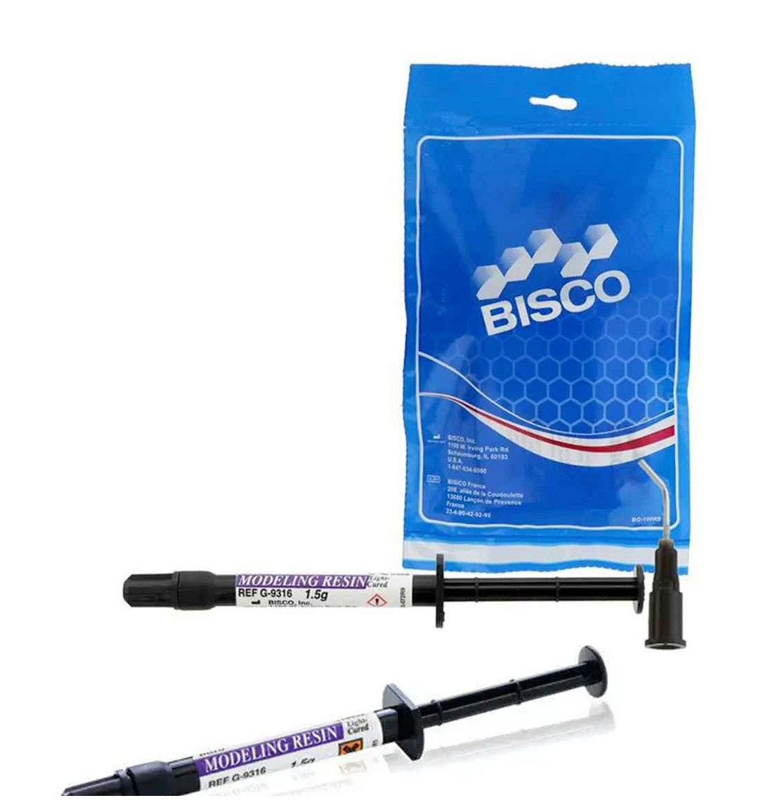 Bisco Modeling Resin Light Cured Low Viscosity Micro Filled (2 x 1.5g tubes)