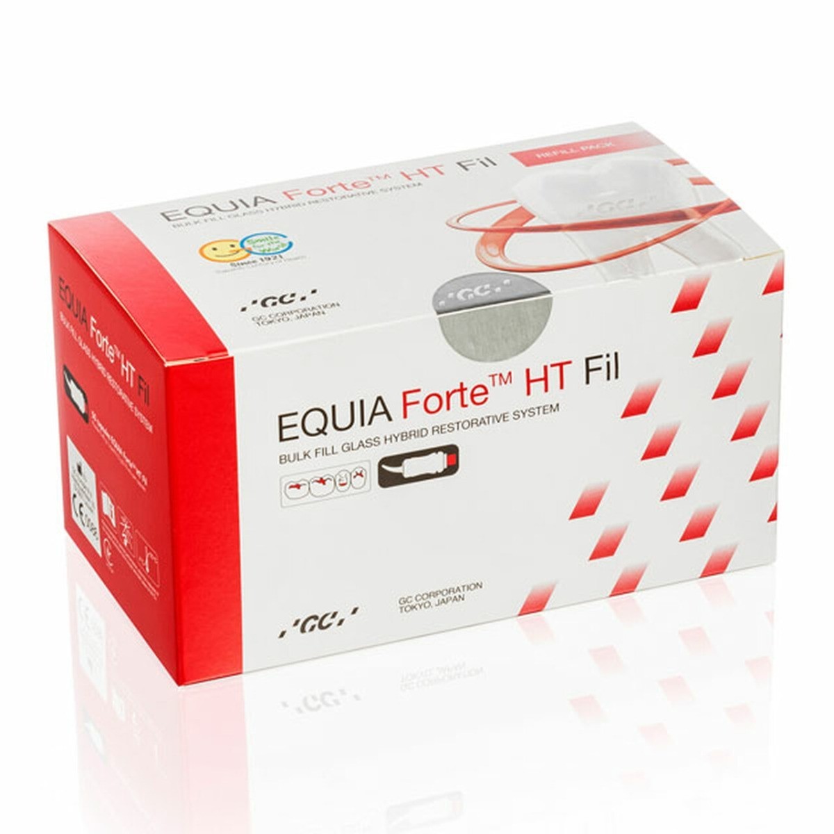 GC EQUIA Forte HT Capsule Bulk Fill Glass Hybrid Restorative Dental 50pcs