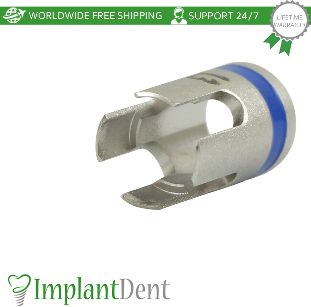 Dental Drill Stopper 3.2mm – Blue Stainless Steel Dentistry Tool