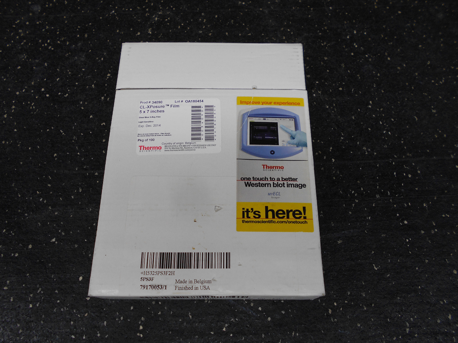 THERMO SCIENTIFIC 34090 CL-XPOSURE FILM 5X7″ 100/BX