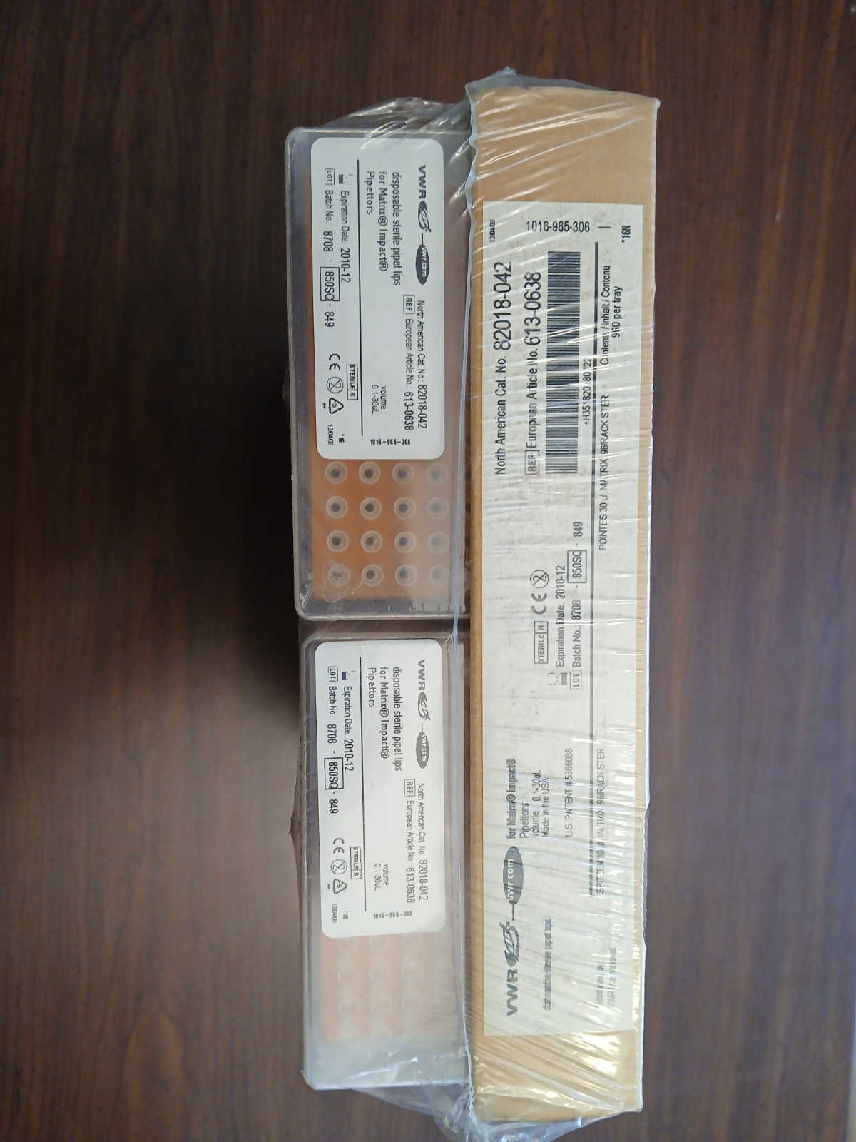 VWR 82018-042 Disposable Sterile Pipet Tips for MATEIX & IMPACT 0.1-30 µL EXPIRE