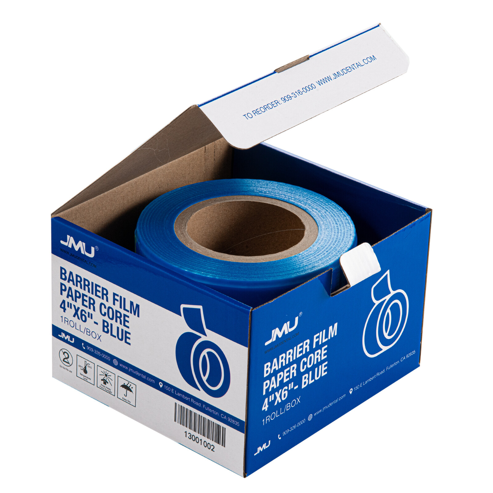 JMU 8 Rolls Medical Dental Barrier Film 4″ x6″ Perforated Sheets USA Stock 1200