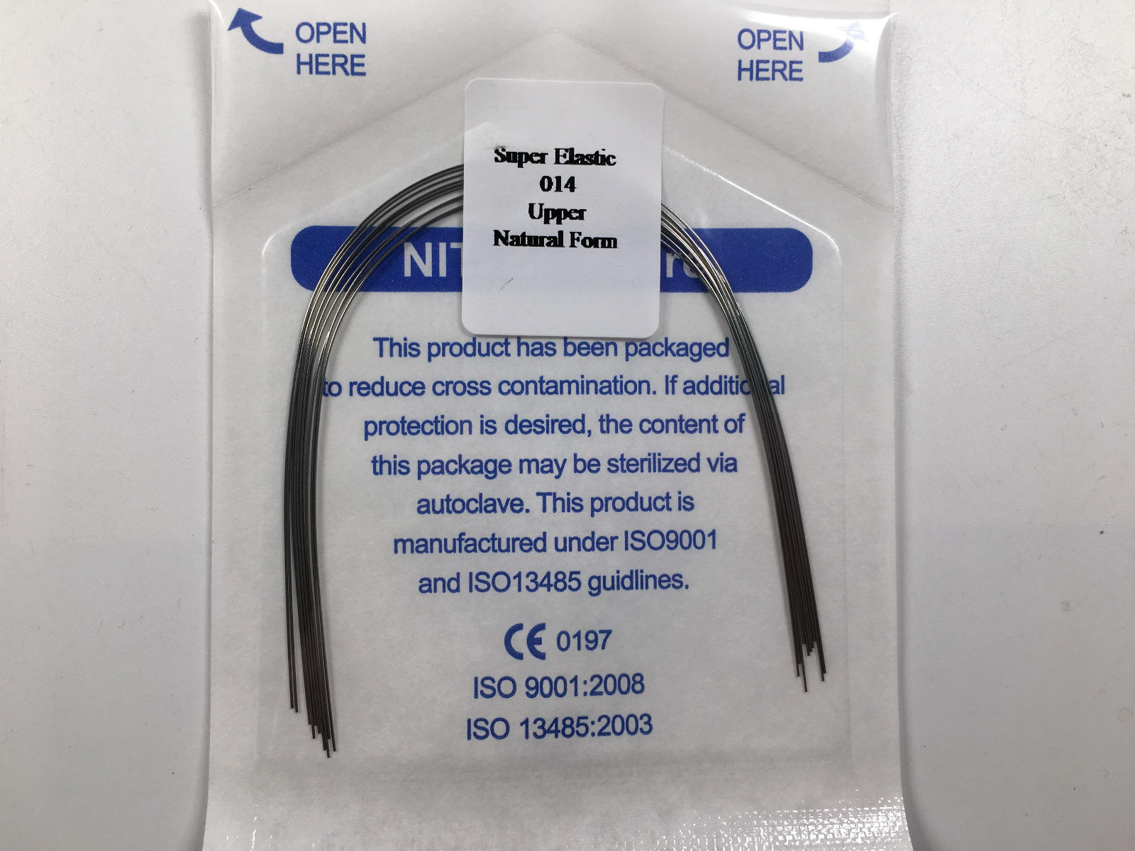 Natural Dental Super Elastic Wires Round Orthodontic Arch Wire 14 U/L 10Bags