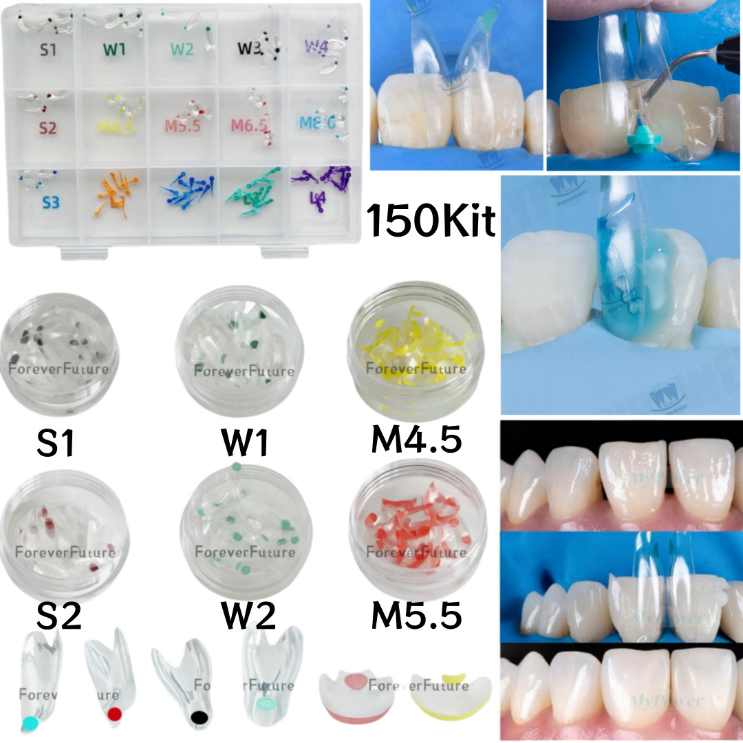 Dental Clear Matrix Anterior Posterior Teeth Matrix Wedges Kit Fit Bioclear BT