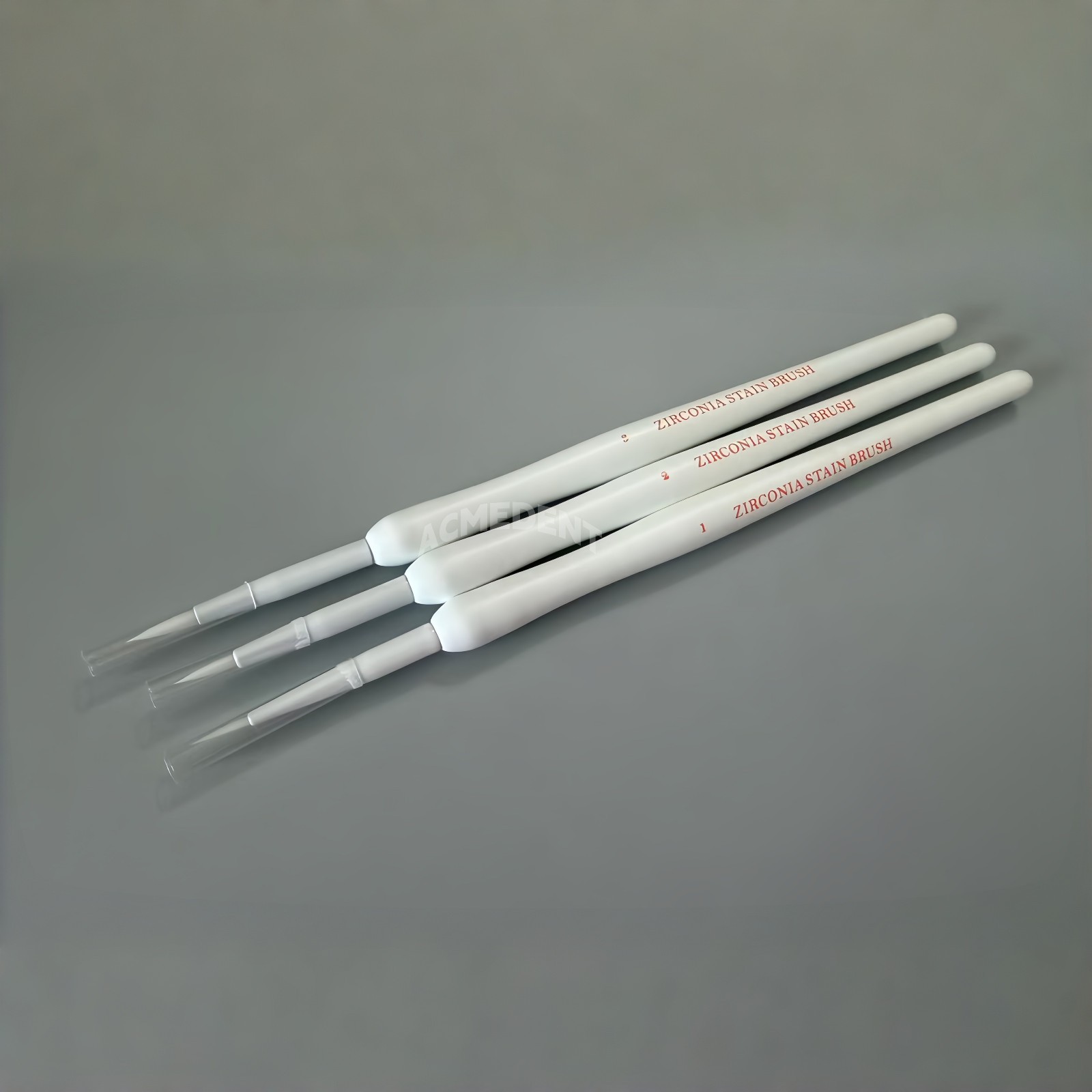 5Pcs Zirconia Stain Brush Synthetic Hair Dental White Staining Brushes Pens