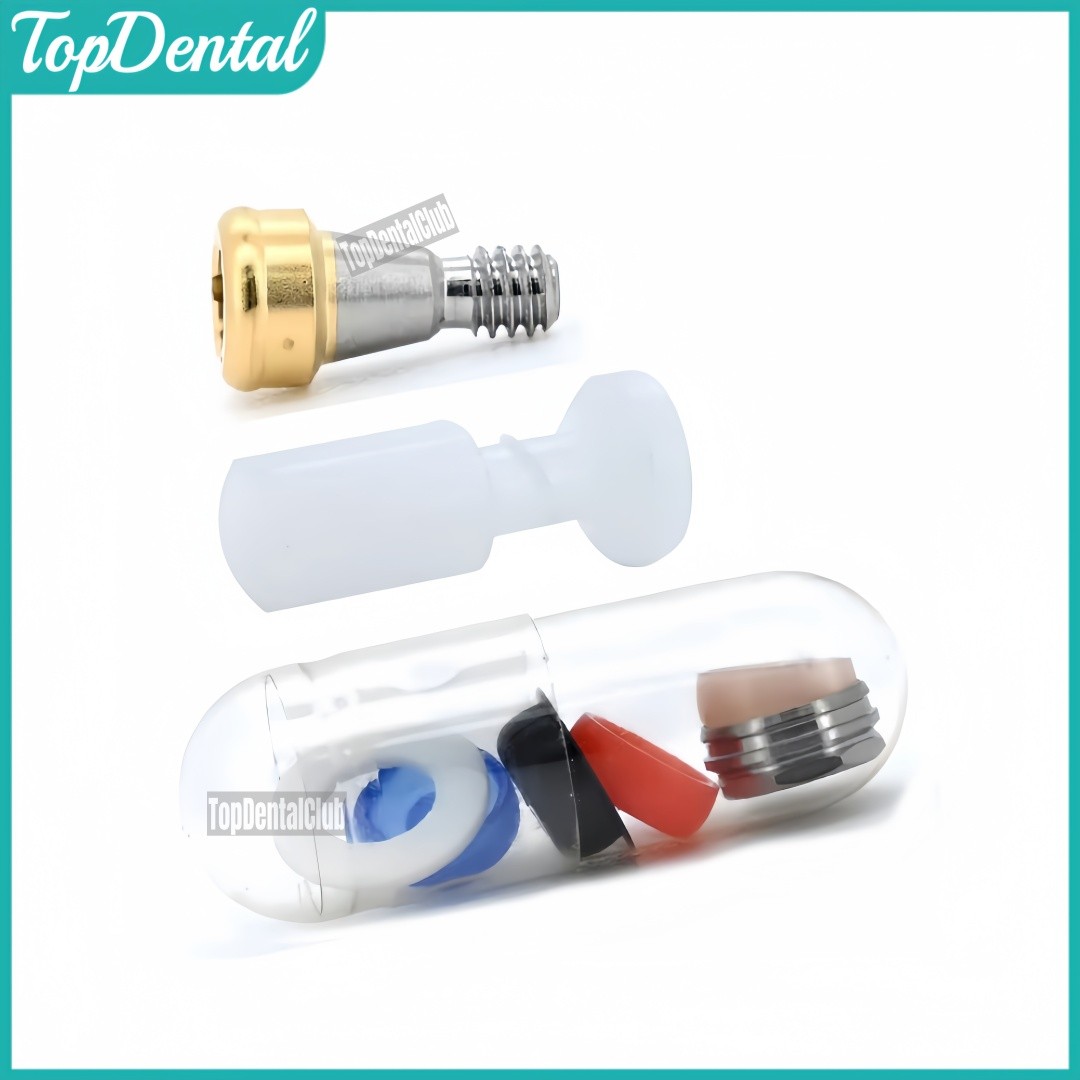 Dental Retention Cap Insertion Locator Core Tool Overdenture Abutment Fit OSSTEM