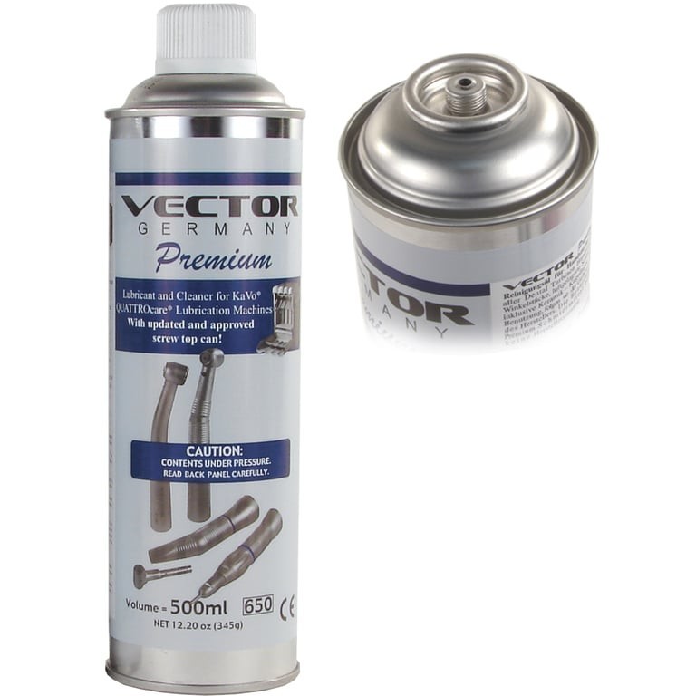 Vector Synthetic Handpiece Lubricant Spray 500ml Screw Type for Quattrocare VLAQ