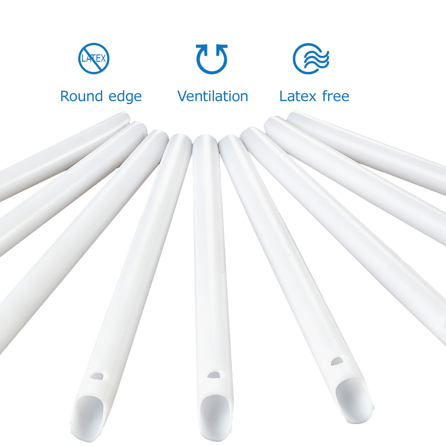 2000PCS JMU Dental Surgical HVE High Volume Evacuation Suction Tips, Vented