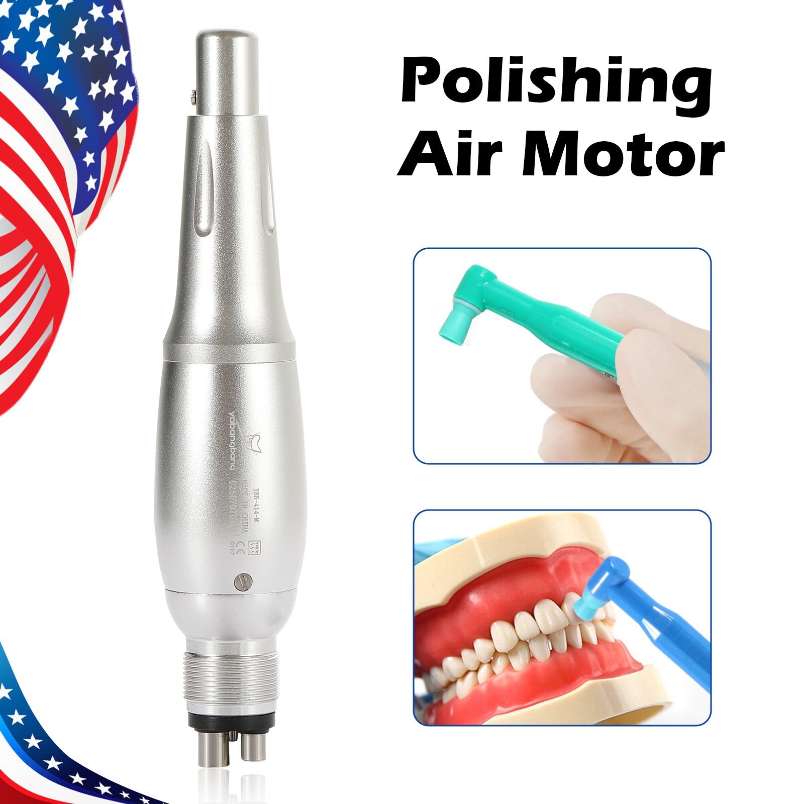 NSK Style Dental Slow 4:1/1:1 Low Speed Handpiece Contra Angle Straight 2/4Hole