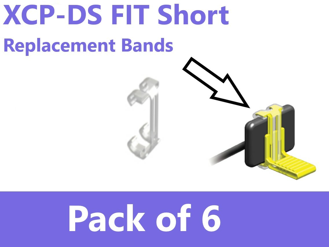 XCP-DS Fit Rinn Short Band Sensor Holder Silicone Replacement Band Short 6/pk