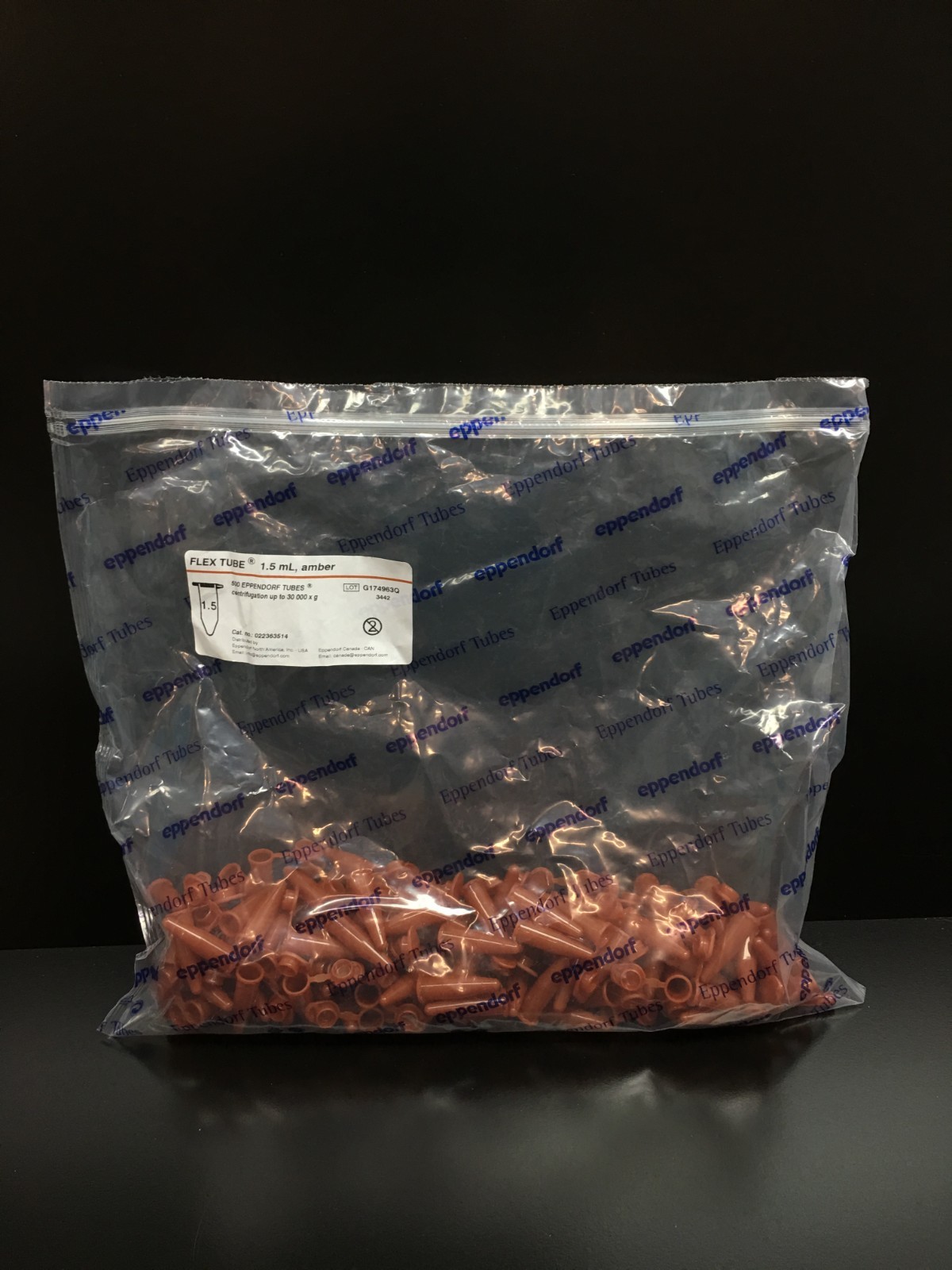 Eppendorf Cat No 022363514 Flex-Tube 1.5mL Amber