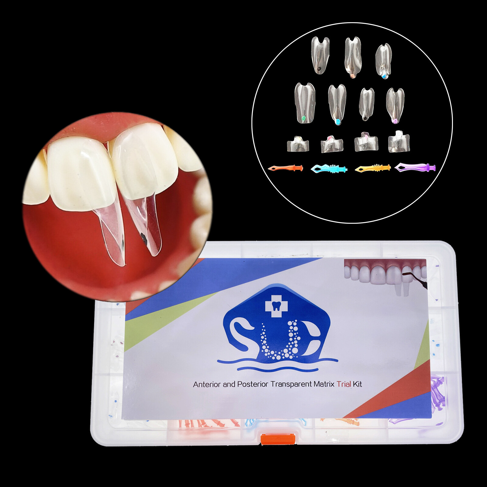 Dental Clear Matrix Anterior Posterior Restorative BT Bow Matrices Fit BioClear