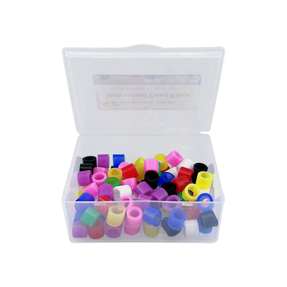 Dental Silicone Instrument Color Mark CODE RING Bands Autoclavable Large 6mm