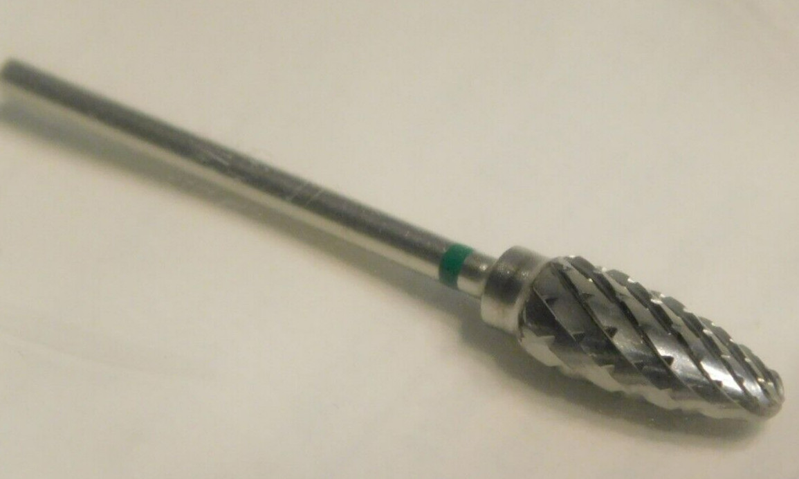 New STERILE Tungsten Carbide Podiatry Bur Pear Cutter Coarse Nail Reduction