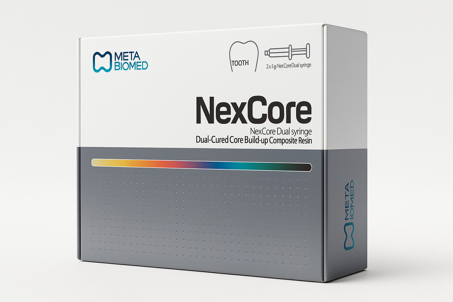 Meta Biomed Nexcore Dual Cured Core-Build Up Composite Resin Cement Pack Of 2