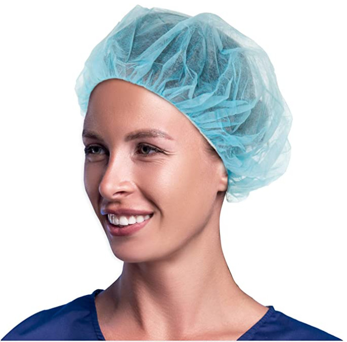 Dynarex O.R. Nurse Cap Blue 24″ 100 Caps/Box