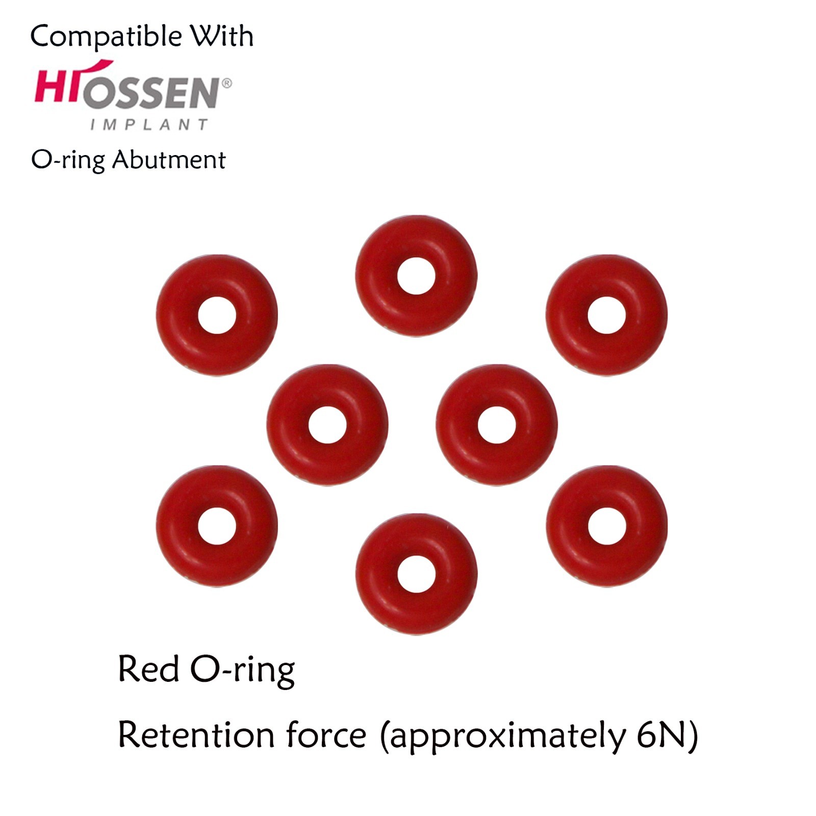 Dental Implant For Hiossen/osstem Ball Abutment O-ring Processing Retention Cap