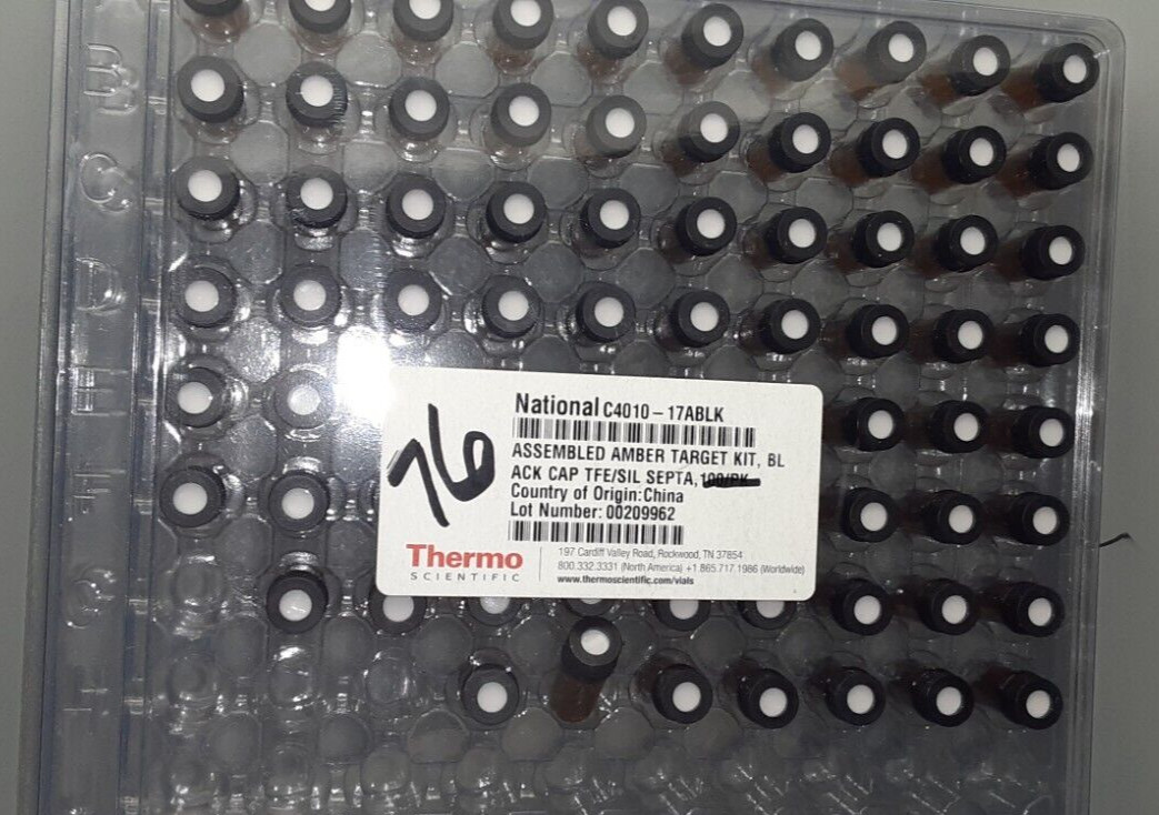 THERMO SCIENTIFIC ASSEM Amber Target Kit NATIONAL C4010-17ABLK (76 vials)