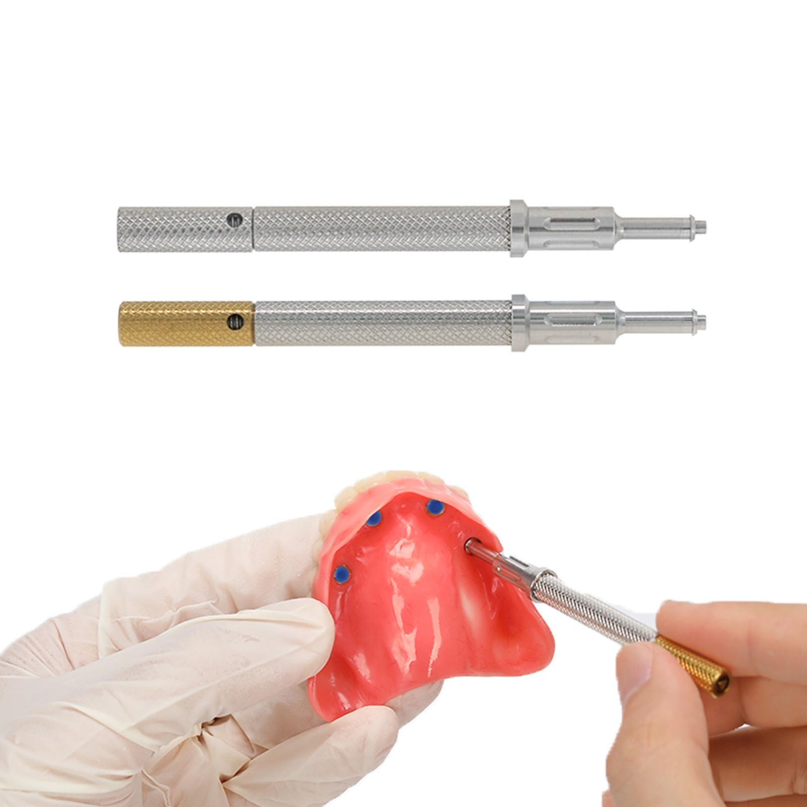 US Universal Overdenture Retention Caps Insertion Extraction Locator Core Tool