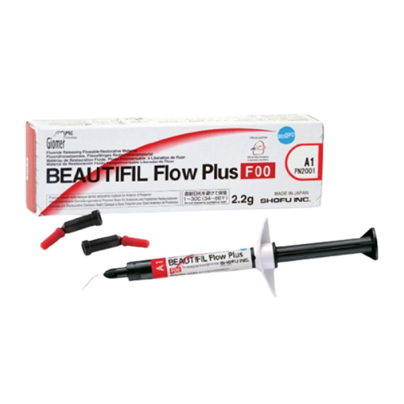 SHOFU BEAUTIFIL Flow Plus F00 ZERO Flow flowable Restorative 2.2g Syr.-All Shade
