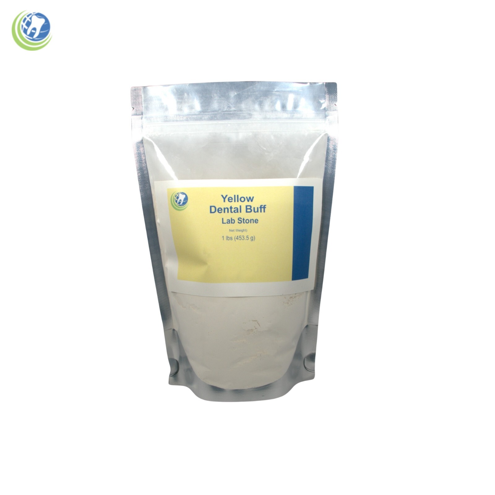 DENTAL LAB BUFF STONE GYPSUM TYPE III YELLOW ALL PURPOSE COMPOUND 1 Lb. (454 g)