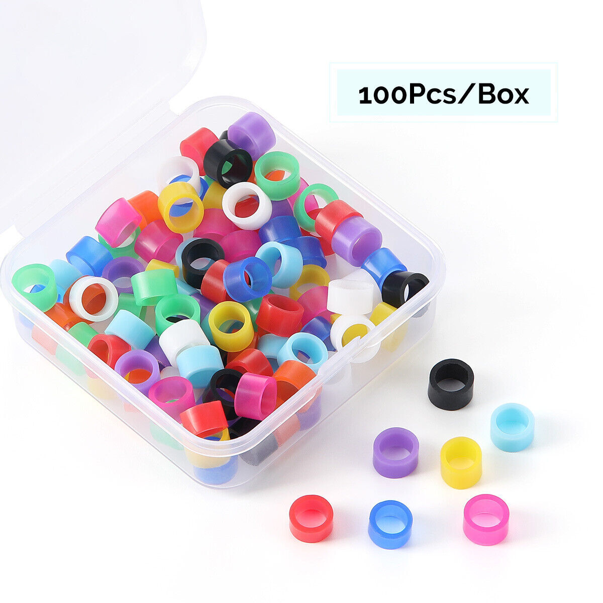 Dental Silicone Instrument Color Mark CODE RING Bands Autoclavable Large 6mm
