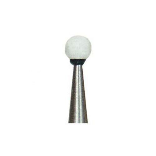 Dura-White RD1 round FG (friction grip) 12/pk aluminum oxide finishing stones