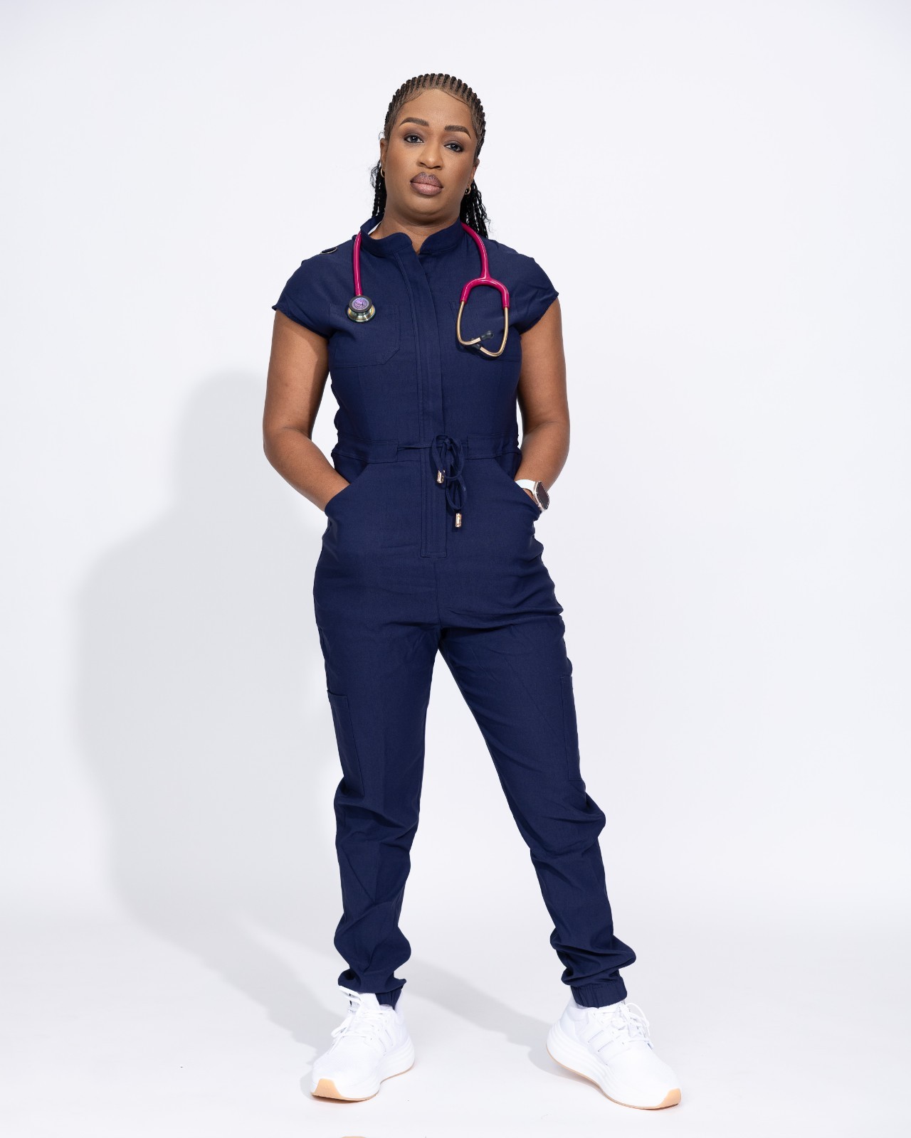 Woman Nursing Scrubs Jumpsult: All new in Deep and light Blue