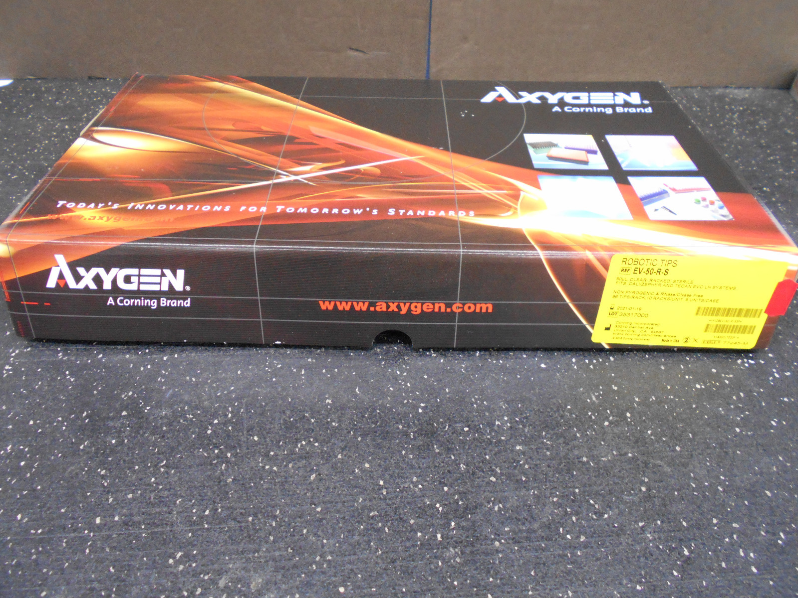 CORNING AXYGEN EV-50-R-S ROBOTIC TIPS 50µL 96/RACK 10 RACK