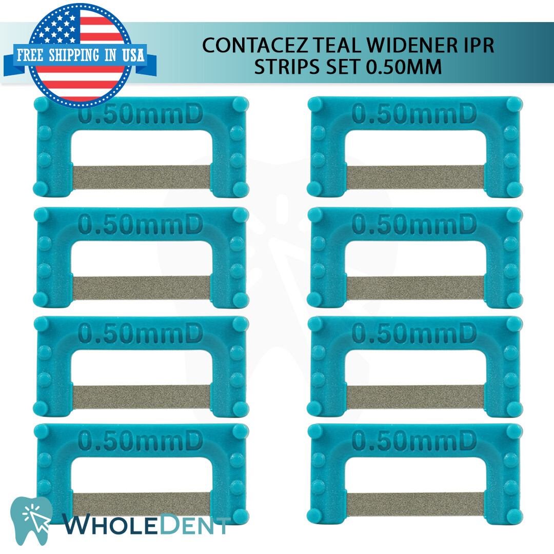 ContacEZ Teal Widener IPR Plus 8 Strips Orthodontic Interproximal Reduction