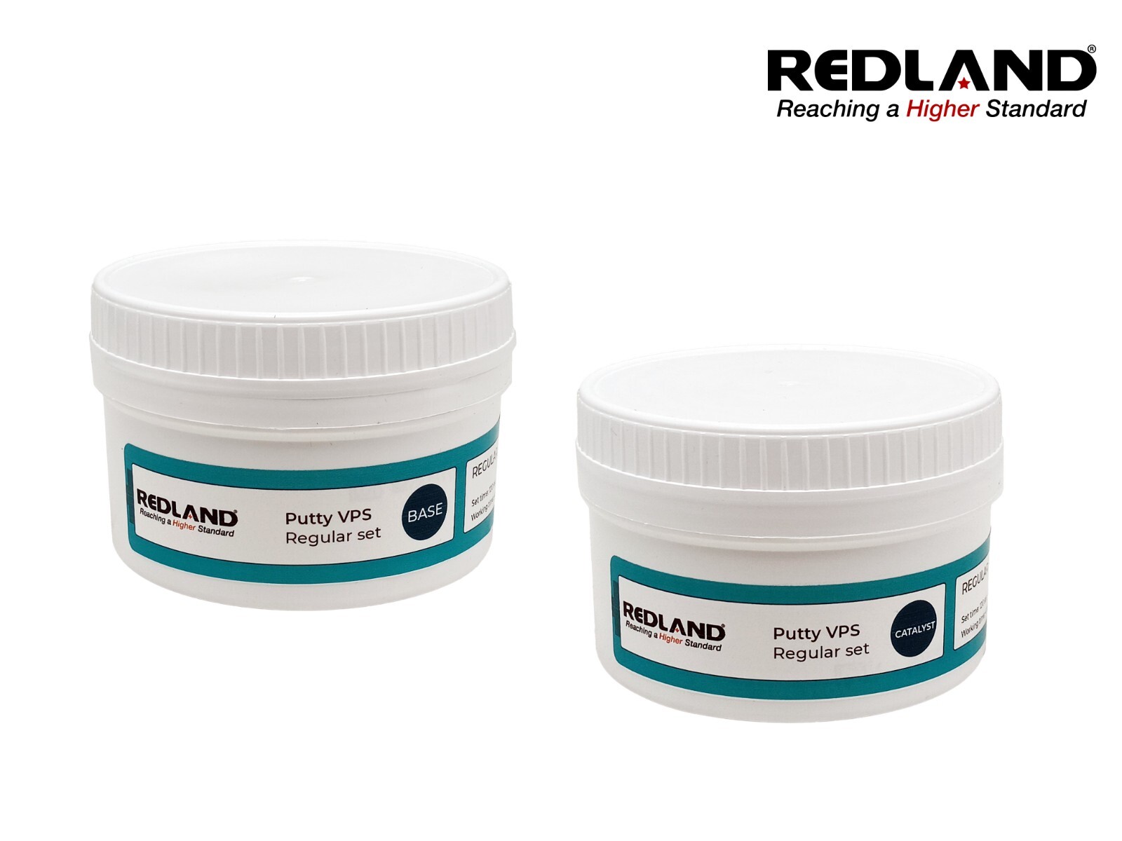Redland Putty REG SET VPS Impression Material Base + Catalyst 580mL German Made