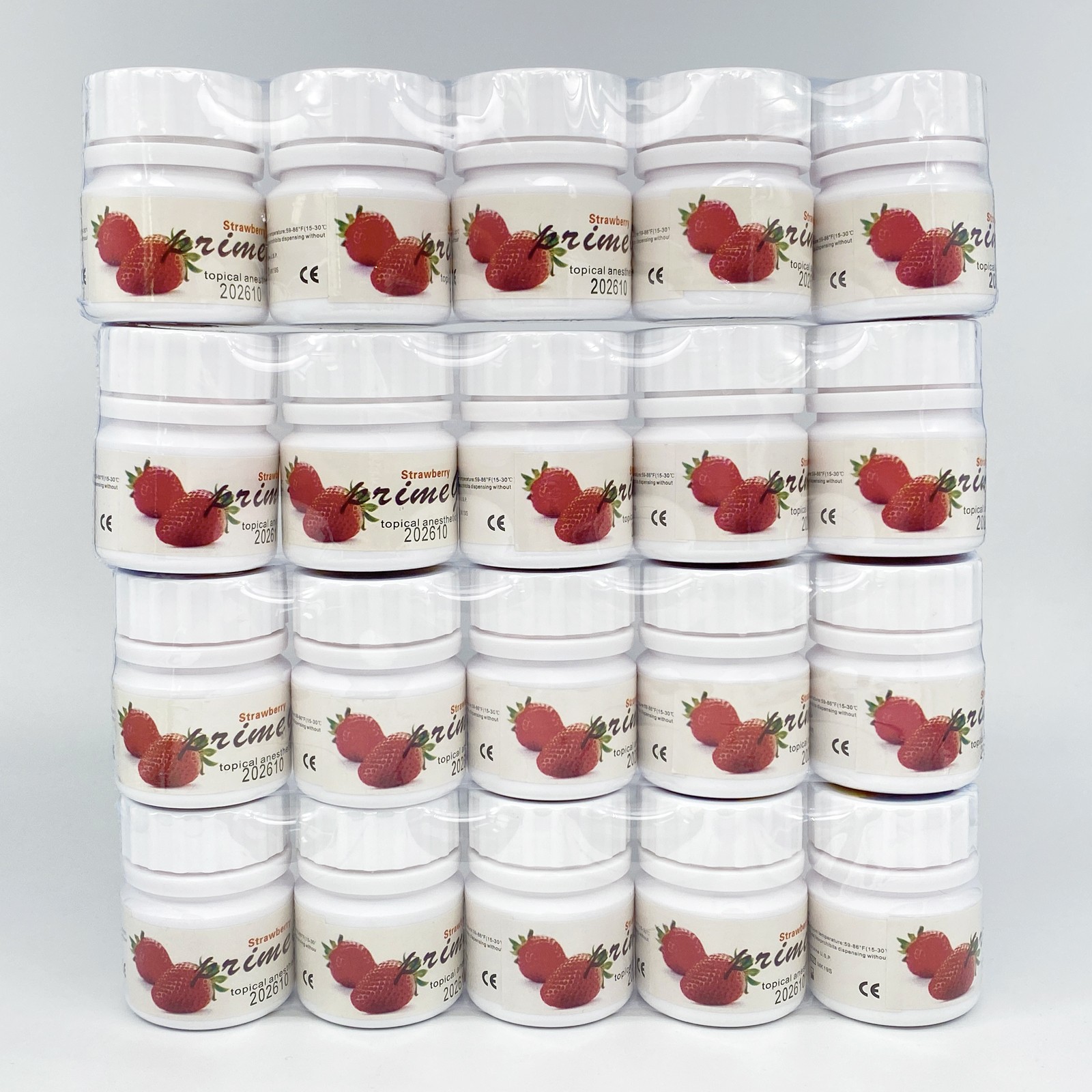 Fresh Dental Topical pain free Gel 20% Benzocaine 1oz Jar , Mint/Strawberry