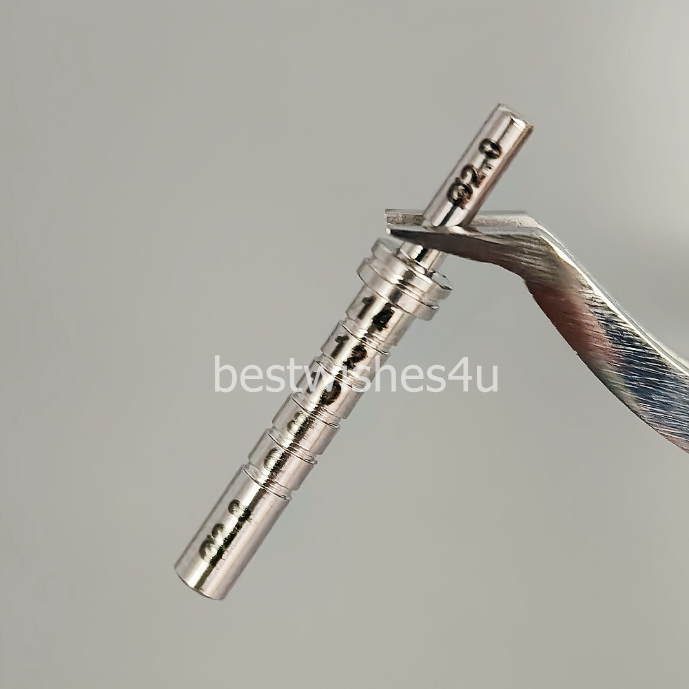 Parallel Pin Depth Gauge Implant Rod Dental Balance Bar 2-Head φ2.0-2.8mm