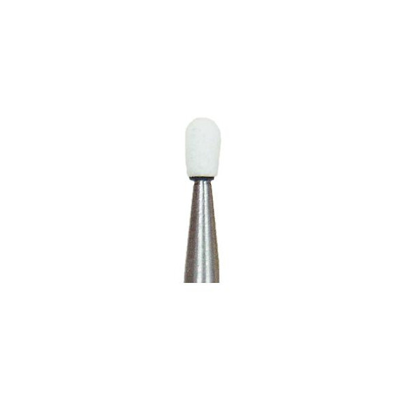 SHOFU Dental Abbrasives-12 pc.Dura-White AluminumOxide Stones:Shank HP-Shape RD2