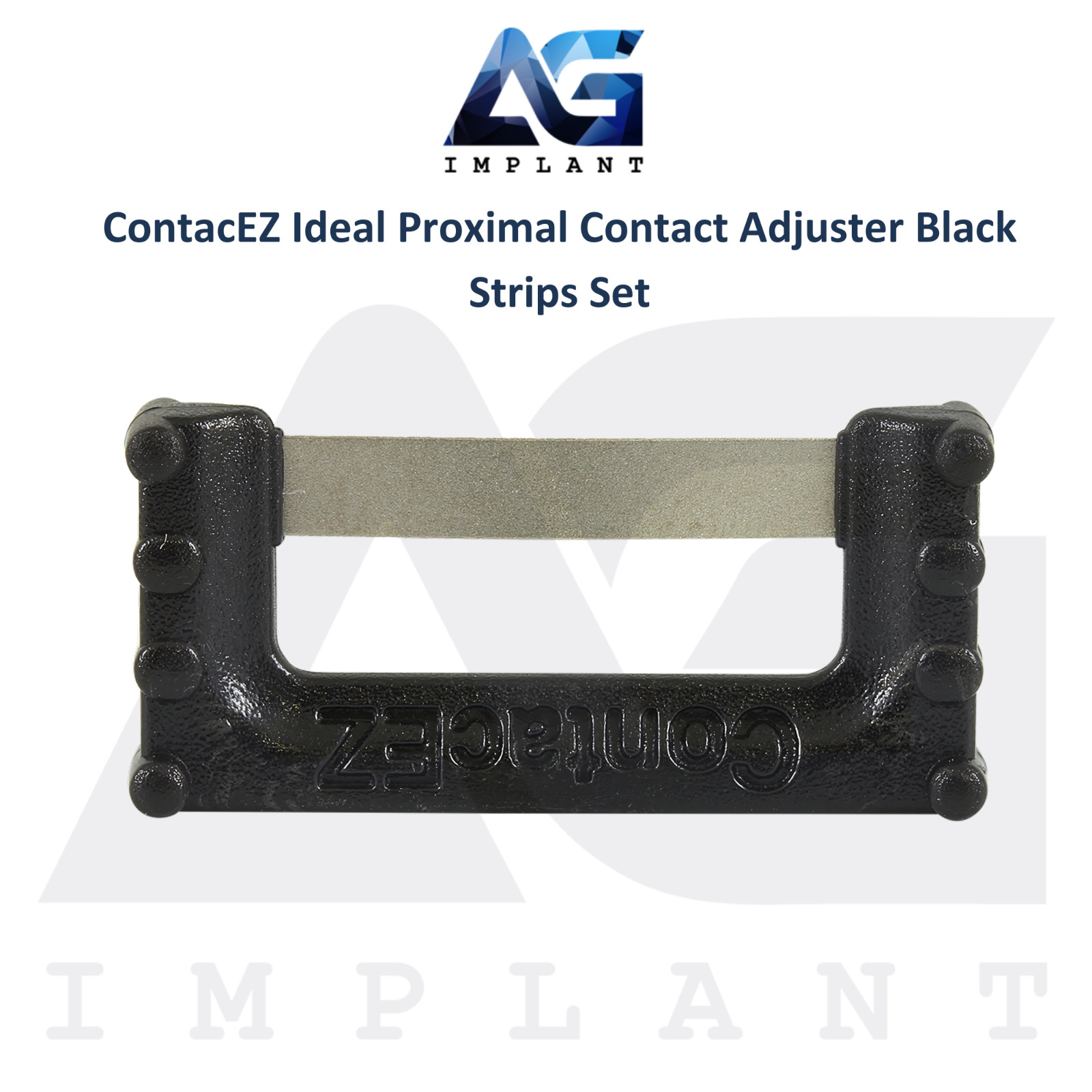 ContacEZ Ideal Proximal Contact Adjuster Black Strips 8pcs Fine Single Sided