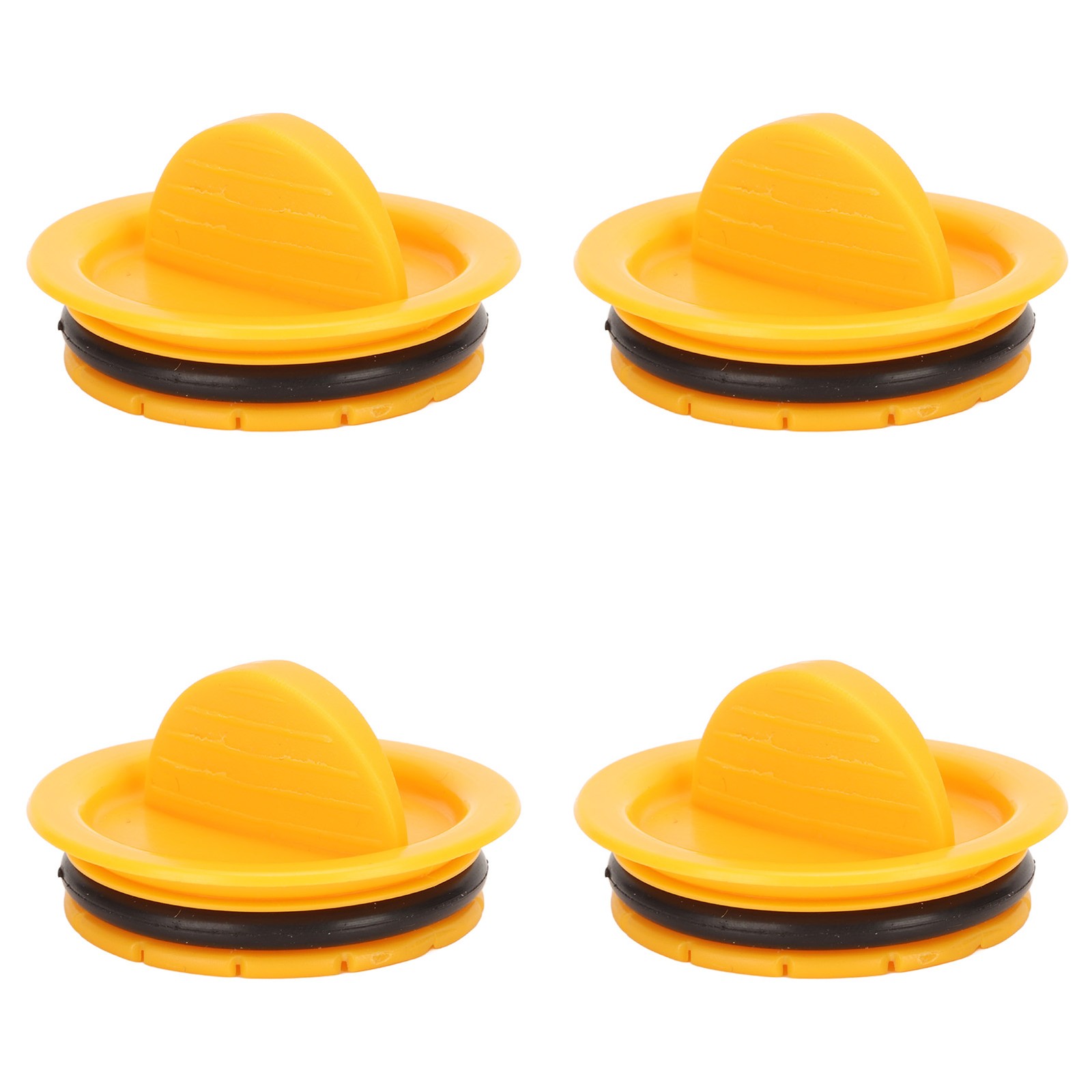 4pcs Yellow Dental Valve Filter Cover Strong Suction Replacement For Dental