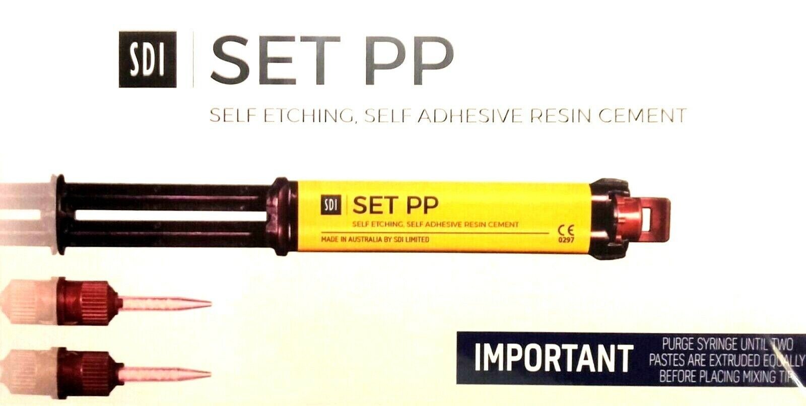 SDi SeT PP Self Etching Self Adhesive Fast & Easy Resin Cement 7gm (Free Ship)