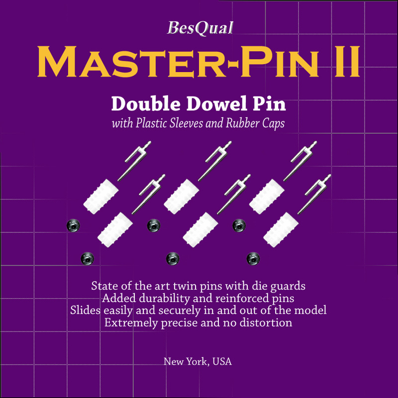 Dental Master Pin II – Double/Twin Pin with Plastic Sleeves – 1000/Box
