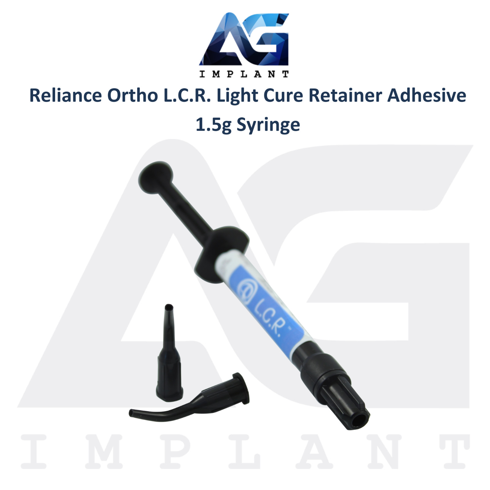 Dental Ortho Light Cure Retainer Adhesive 1.5g Glassy Finish Wear Resistant