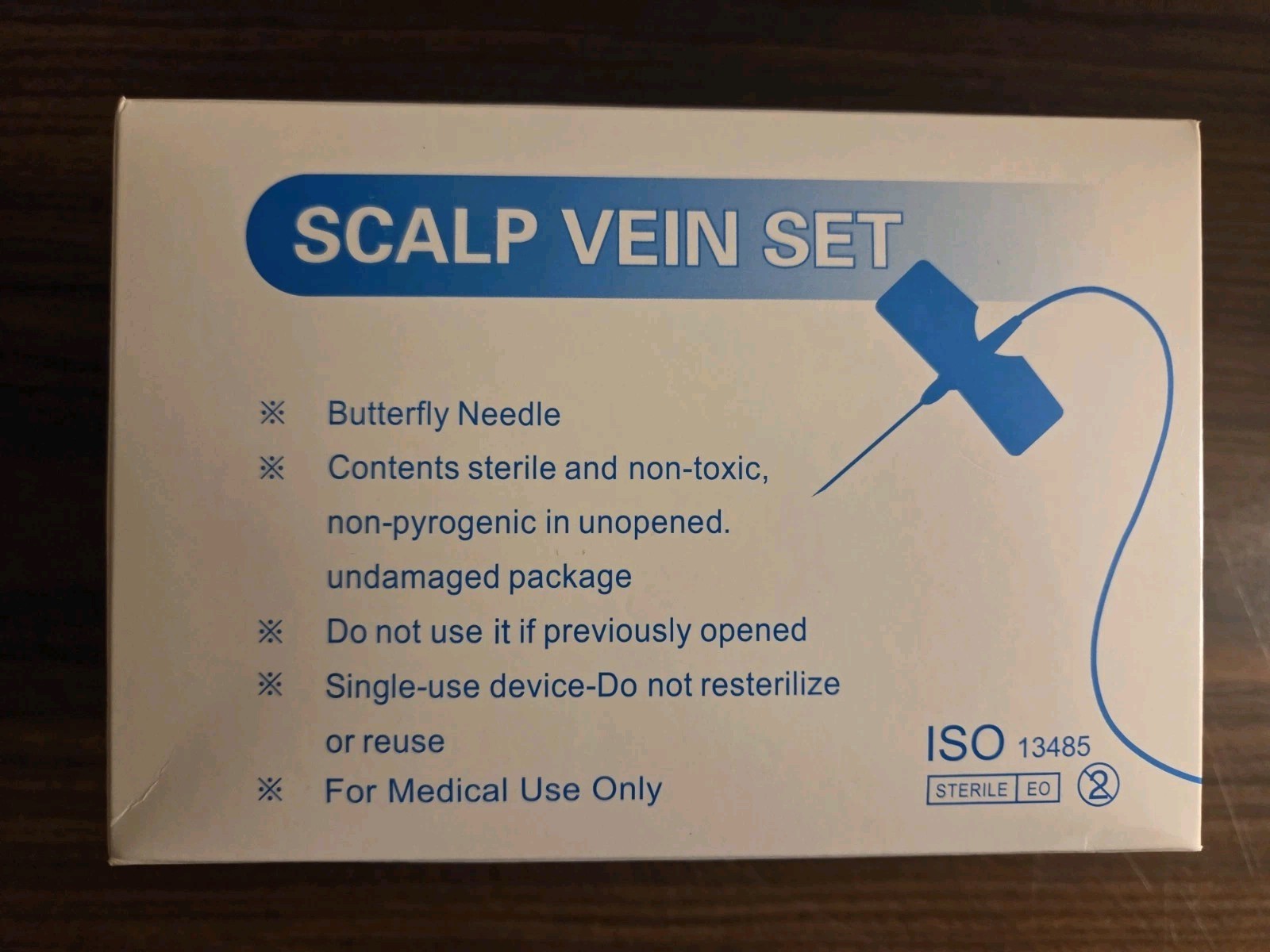 Box Of 100 Scalp Vein Butterfly Sets 23g 3/4″