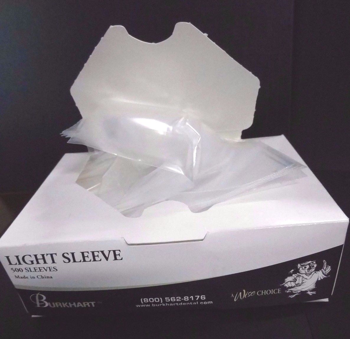 Burkhart Light Clear Plastic Sleeve ~ 500 Sleeves ~