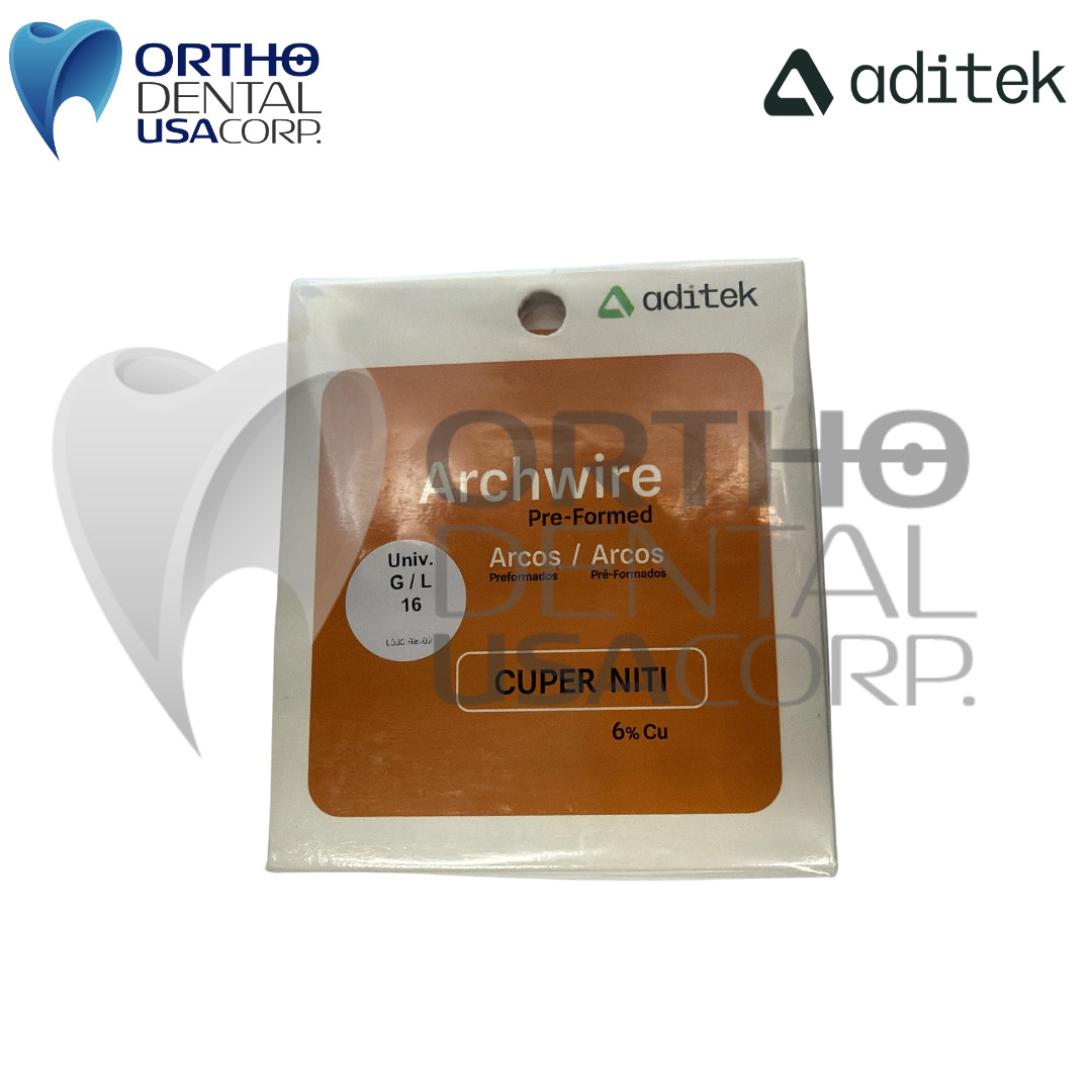 Copper Niti Archwire 35° Universal Lower 0.16″ w/10 Aditek Orthodentalusa