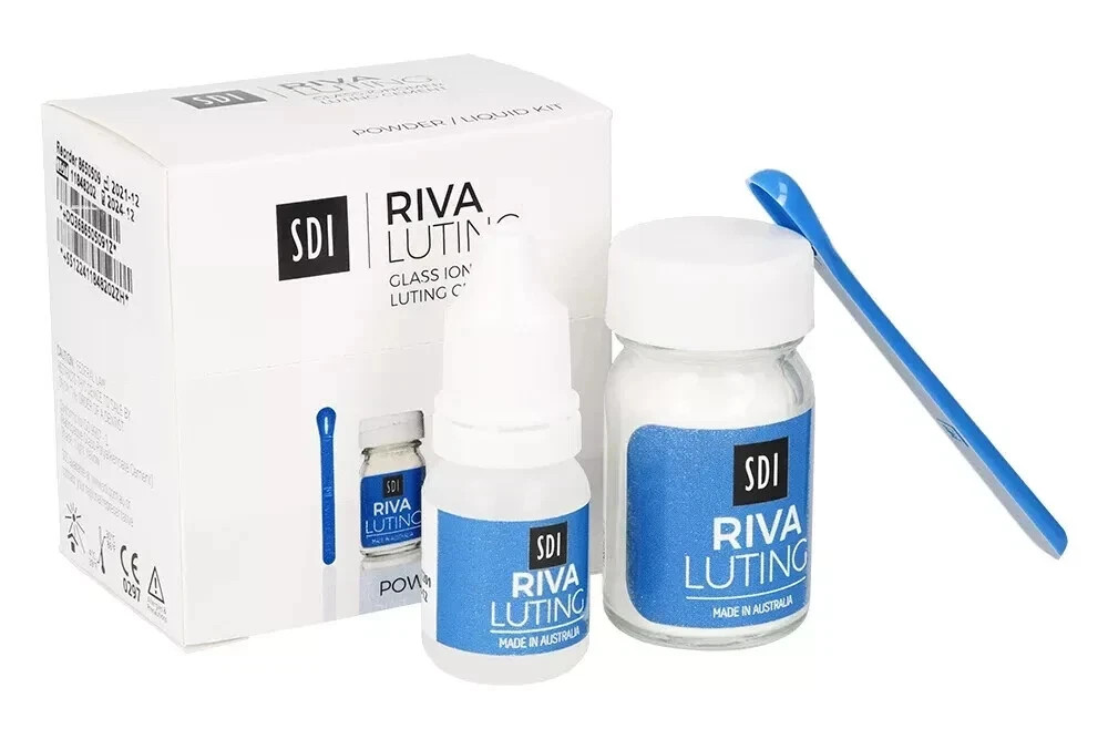 SDI Riva Luting Self Curing Glass Ionomer Luting Cement with Fluoride Release