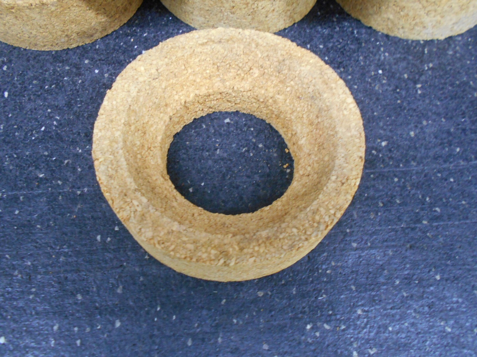 CORK FLASK SUPPORT RINGS 110mm LOT OF 6
