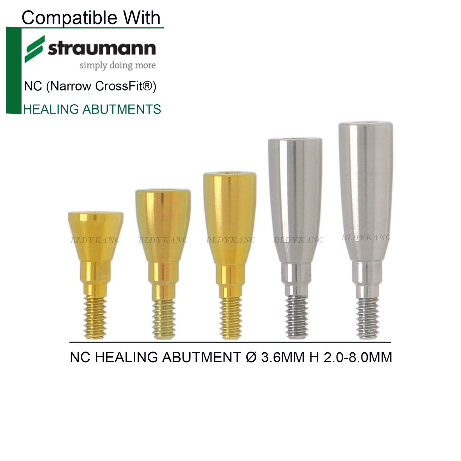 Healing Abutment NC/RC Cover Screw Healing Components fit Straumann BL/BLT