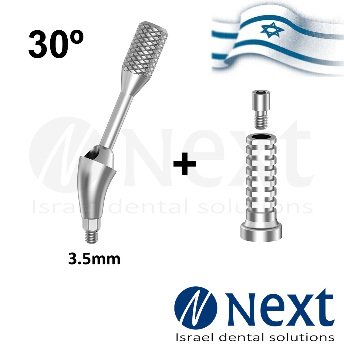 Dental Multi Unit 30° Neo Dent GM Replica Fit Titanium sleeve 3.5 mm