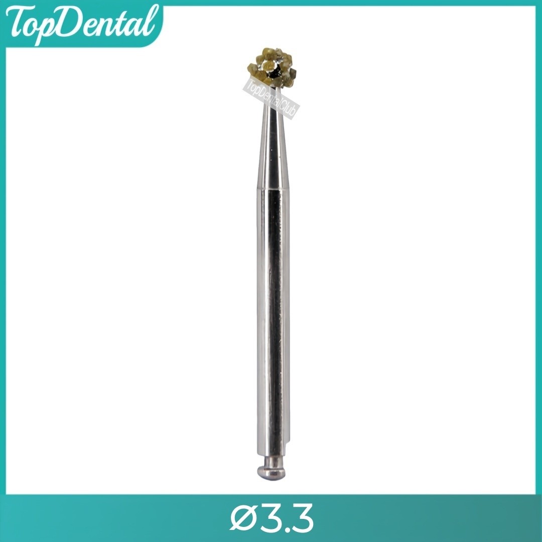 Dental Degranulation Burs Kit Bone Debridement Remove Tissue Debris Remnant Bur