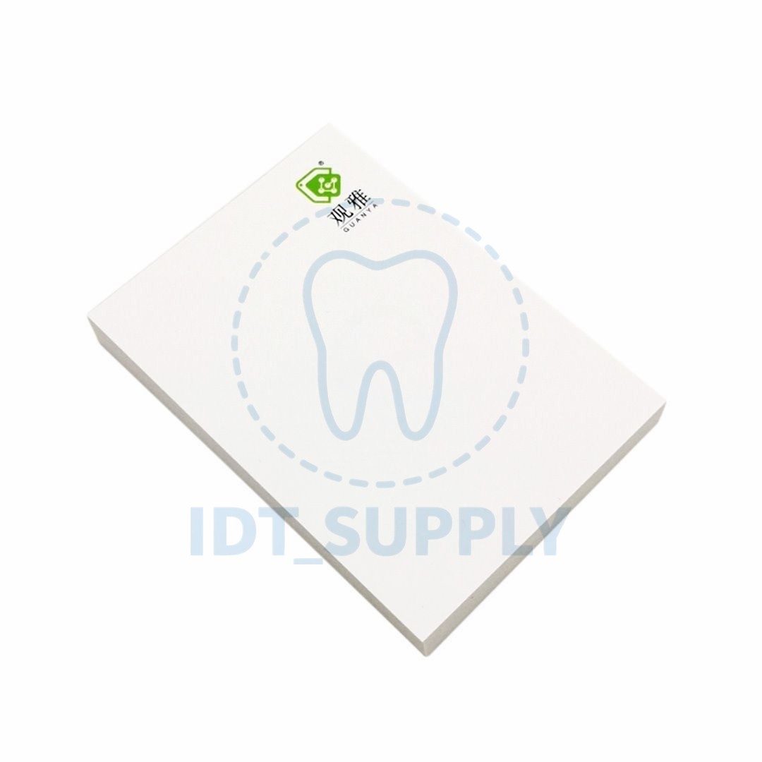 Guanya Dental Mixing Pad 50 Sheets Double-Sided Coated Glass Ionomer Cement